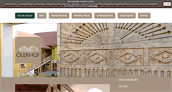 Desktop Screenshot of oelerhof.at